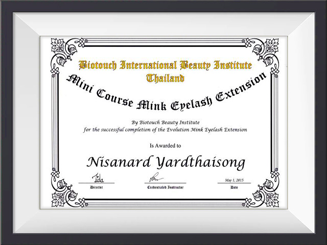 ต่อขาตาขนMink Eyelash Extension,🇺🇸 🇹🇭 Biotouch Thailand Beauty Institute,