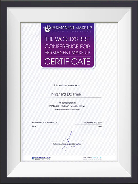 เทคนิคฝังสีฝุ่นคิ้ว Fashion Powder Brows,🇩🇰 Danish permanent make-up artist at the World Permanent Make-up Conference,