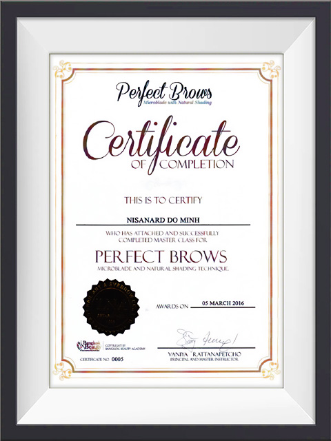 คลาส“Microblade With Natural Shading technique”,🇹🇭 Vaniya Rattanapetcho, Bangkok Beauty Academy,