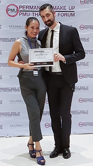 มาสเตอร์คลาส สักไรผมเทคนิค Tricopigmentation แบบชั่วคราว,🇮🇹 Toni Belfatto,