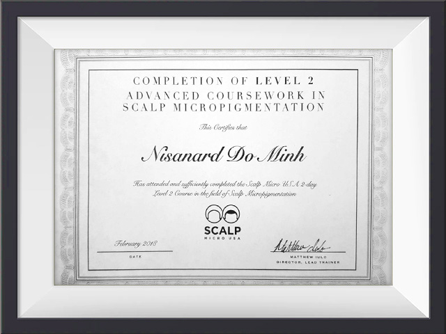 คลาสสักไรผมขั้นสูง“Level 2 - Advanced Coursework in Scalp Micropigmentation”,Scalp Micro USA,🇺🇸 นิวยอร์กสหรัฐอเมริกา