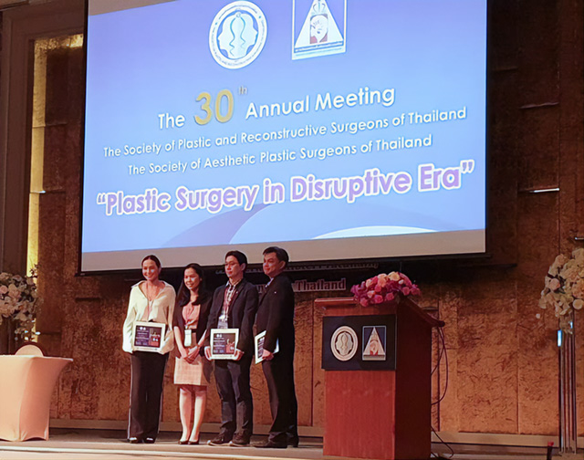 บรรยายเกี่ยงกับการสักลานนมกึ่งการแพทย์ “Medical Tattoo in Reconstructive Surgery” ของสมาคมศัลแพทย์ตกแต่งแห่งประเทศไทย,🇹🇭 30th Annual Meeting of The Society of Plastic and Reconstructive Surgeons of Thailand<br> and The Society of Aesthetic Plastic Surgeons of Thailand 2020,