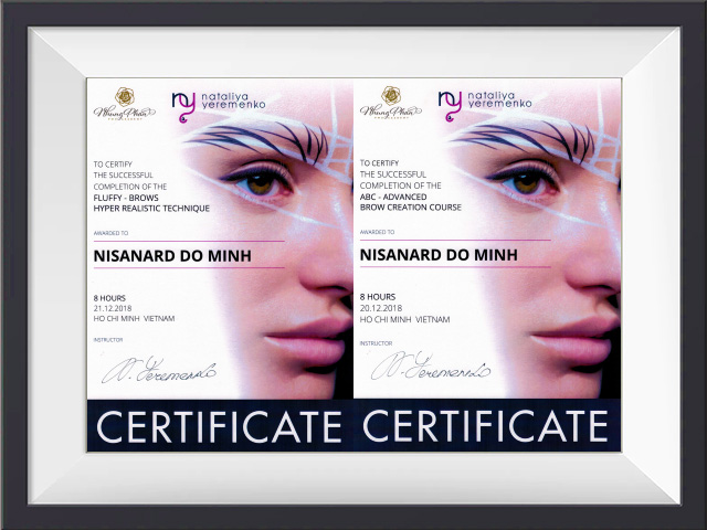 เรียนคลาสสักคิ้วเรียวลิสติคกับมาสเตอร์นาตาลีย่า ตัวแม่ต้นฉบับเทคนิค Fluffy Brows, Hyper Realistic Technique และ ABC Advanced Brow Creation Course,🇪🇪 Nataliya Yeremenko x,โฮจิมินห์เวียดนาม