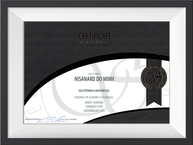 เรียนและผ่านได้รับโลโก้ของสถาบัน อคาเดมี่เอส Master class คิ้วmagic shading, สักตาแบบstardust eyes, สักปากแก้ปากคล้ำ superbright lips techniques,🇪🇪 AcademyS,