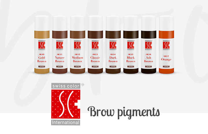 Swiss Color brow pigments
