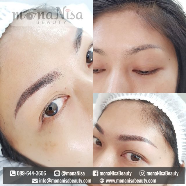 คิ้วสามมิติลายเส้น