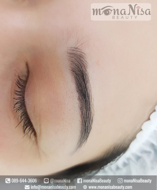 คิ้วสามมิติลายเส้น