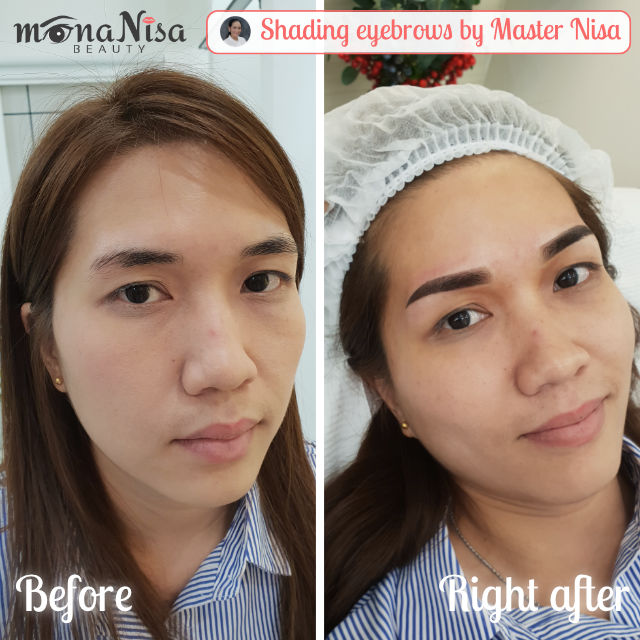 เพ้นท์คิ้วธรรมชาติหรือสไลด์