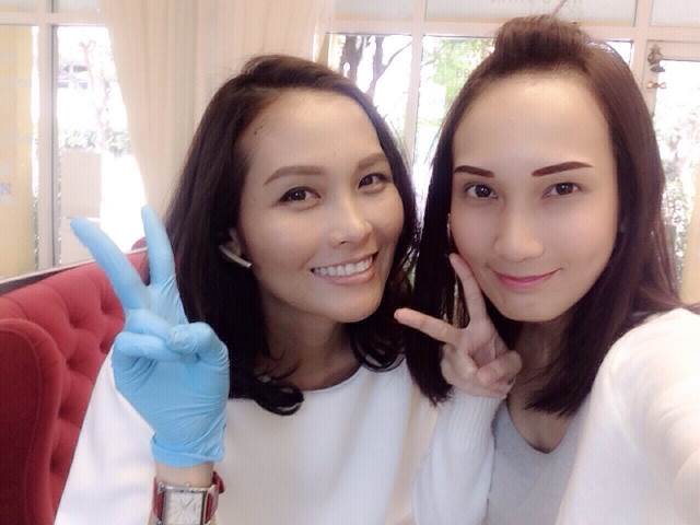 เพ้นท์คิ้วธรรมชาติหรือสไลด์