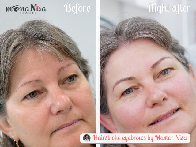 คิ้วสามมิติลายเส้น