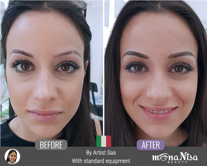 คิ้วสามมิติลายเส้น