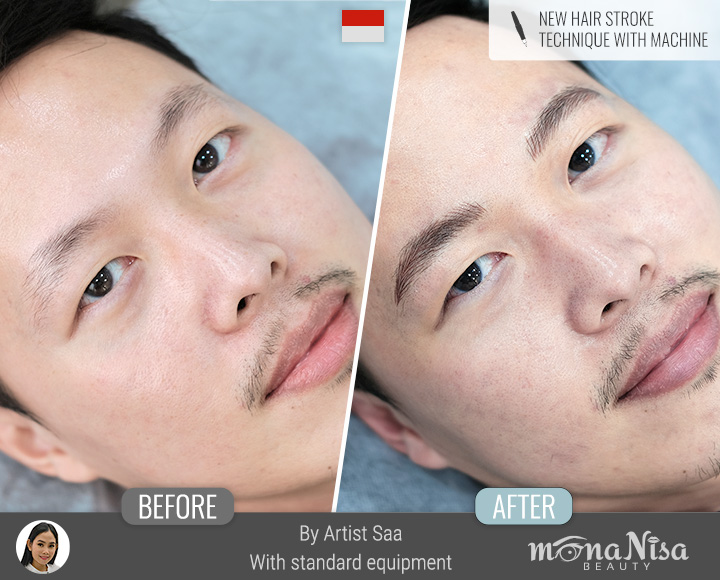 คิ้วเรียวลิสติกสำหรับผู้ชาย