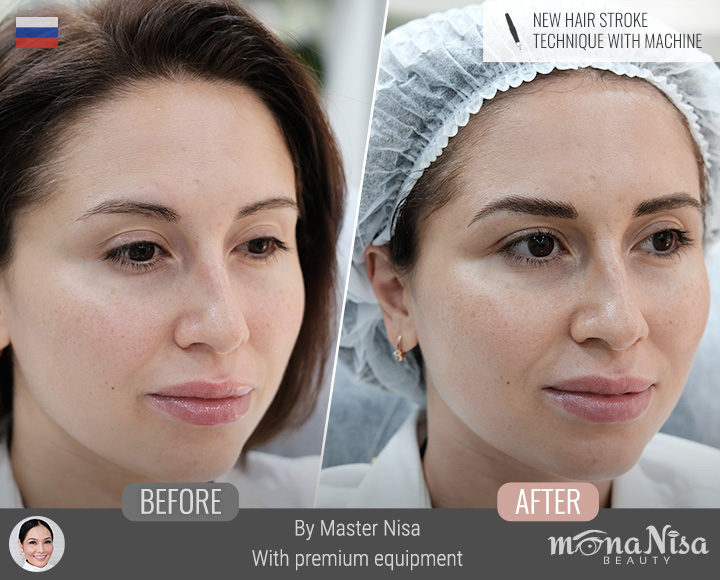 คิ้วเรียวลิสติกสำหรับผู้หญิง