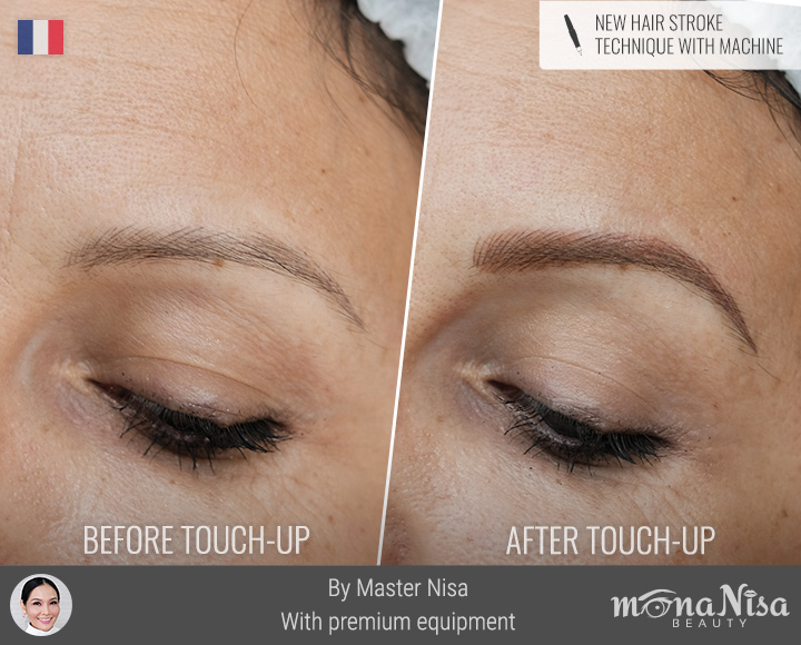 คิ้วเรียวลิสติกสำหรับผู้หญิง