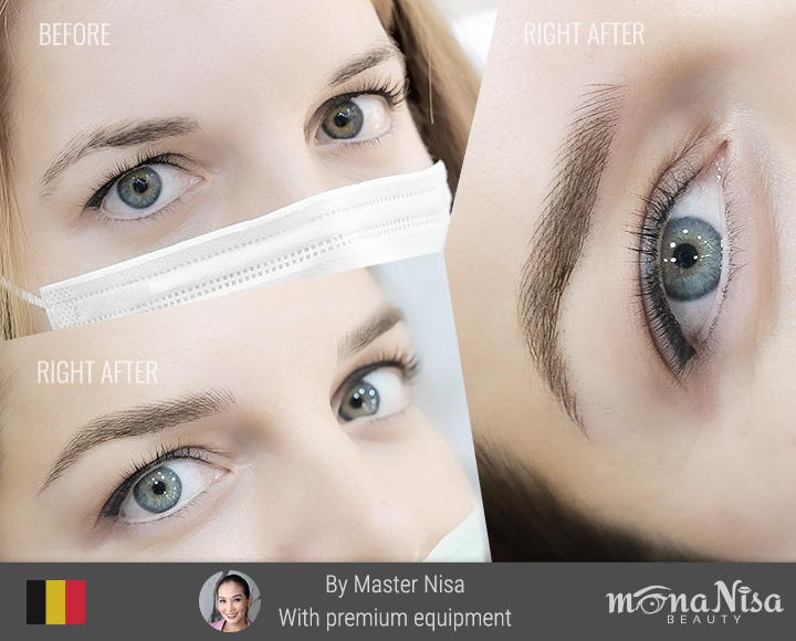 คิ้วเรียวลิสติกสำหรับผู้หญิง