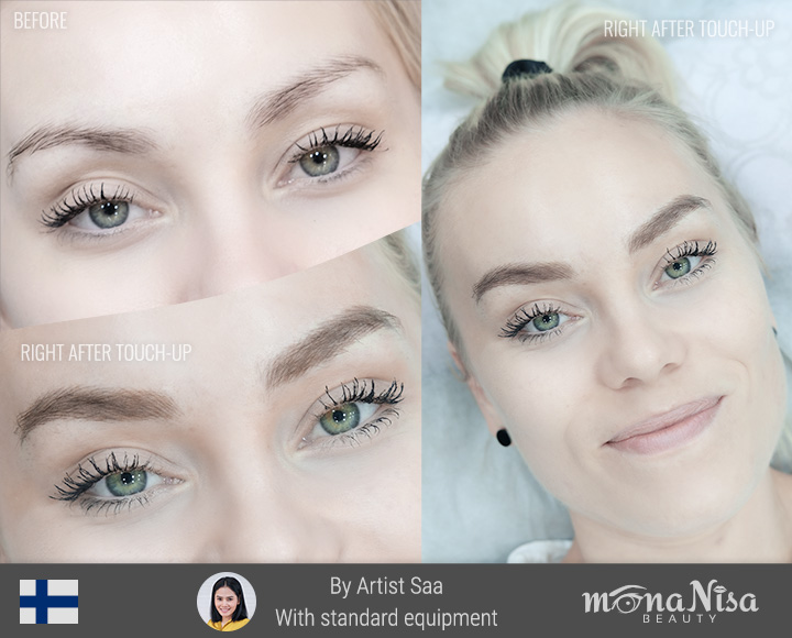 คิ้วเรียวลิสติกสำหรับผู้หญิง