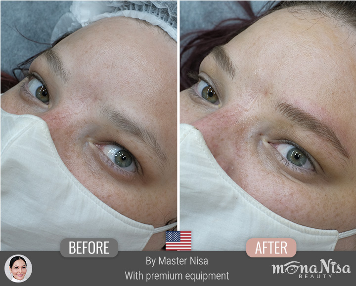 คิ้วเรียวลิสติกสำหรับผู้หญิง