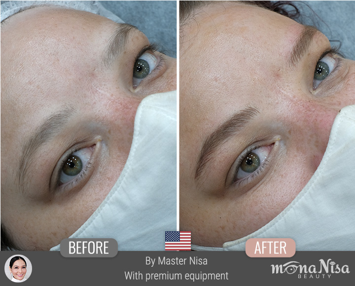 คิ้วเรียวลิสติกสำหรับผู้หญิง