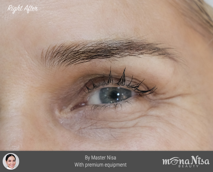 คิ้วสามมิติแบบผสม