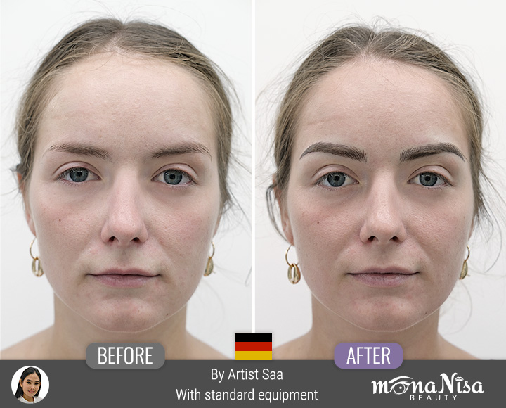 คิ้วสามมิติลายเส้น