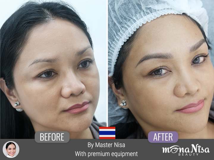 คิ้วสามมิติลายเส้น