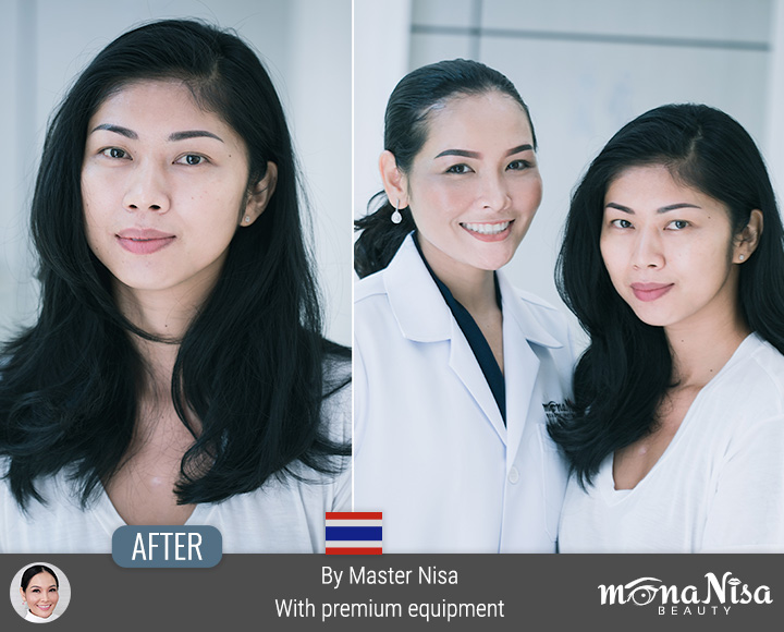 เพ้นท์คิ้วธรรมชาติหรือสไลด์