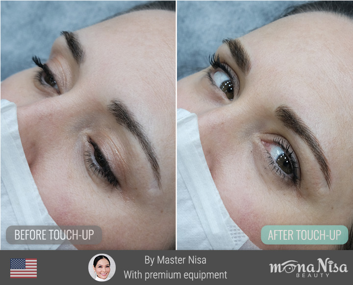 คิ้วสามมิติแบบผสม