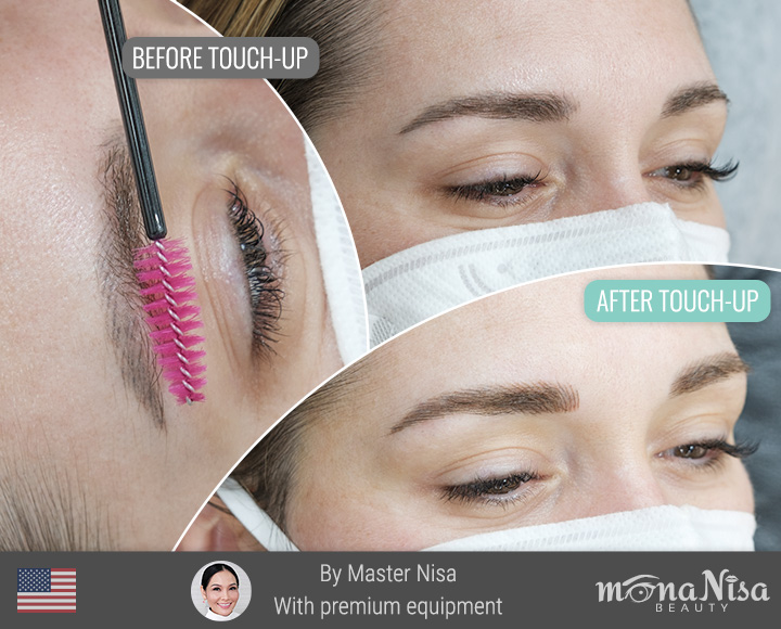 คิ้วสามมิติแบบผสม