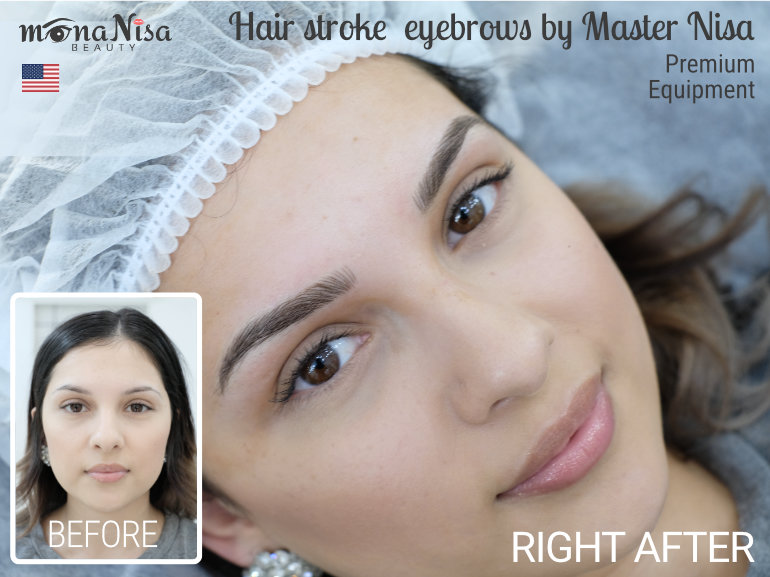 คิ้วสามมิติลายเส้นกับเครื่องมือพรีเมี่ยม​โดยอาจารย์ฝน