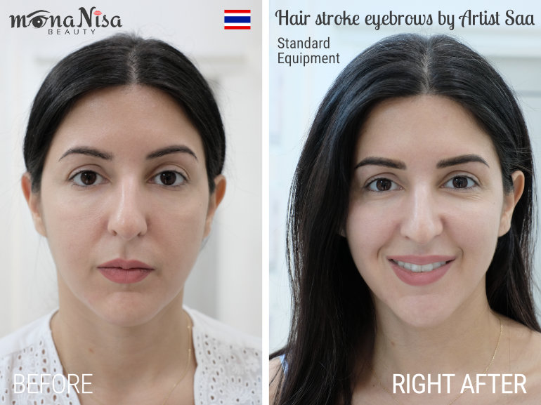 คิ้วสามมิติลายเส้นกับเครื่อง​สแตนดาร์ด​โดยอาร์ททิส สา